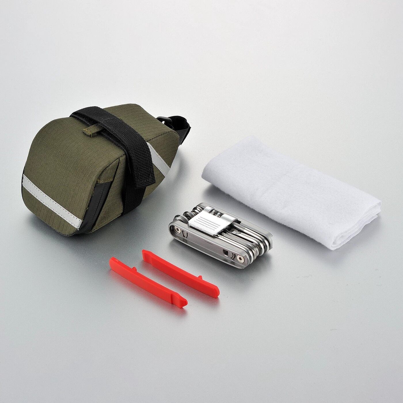 GTYPRO Bike Tool with Bag- Bicycle Repair Tool Box Compatible Mountain/Road Bike Maintenance Tool Set with Storage Bag