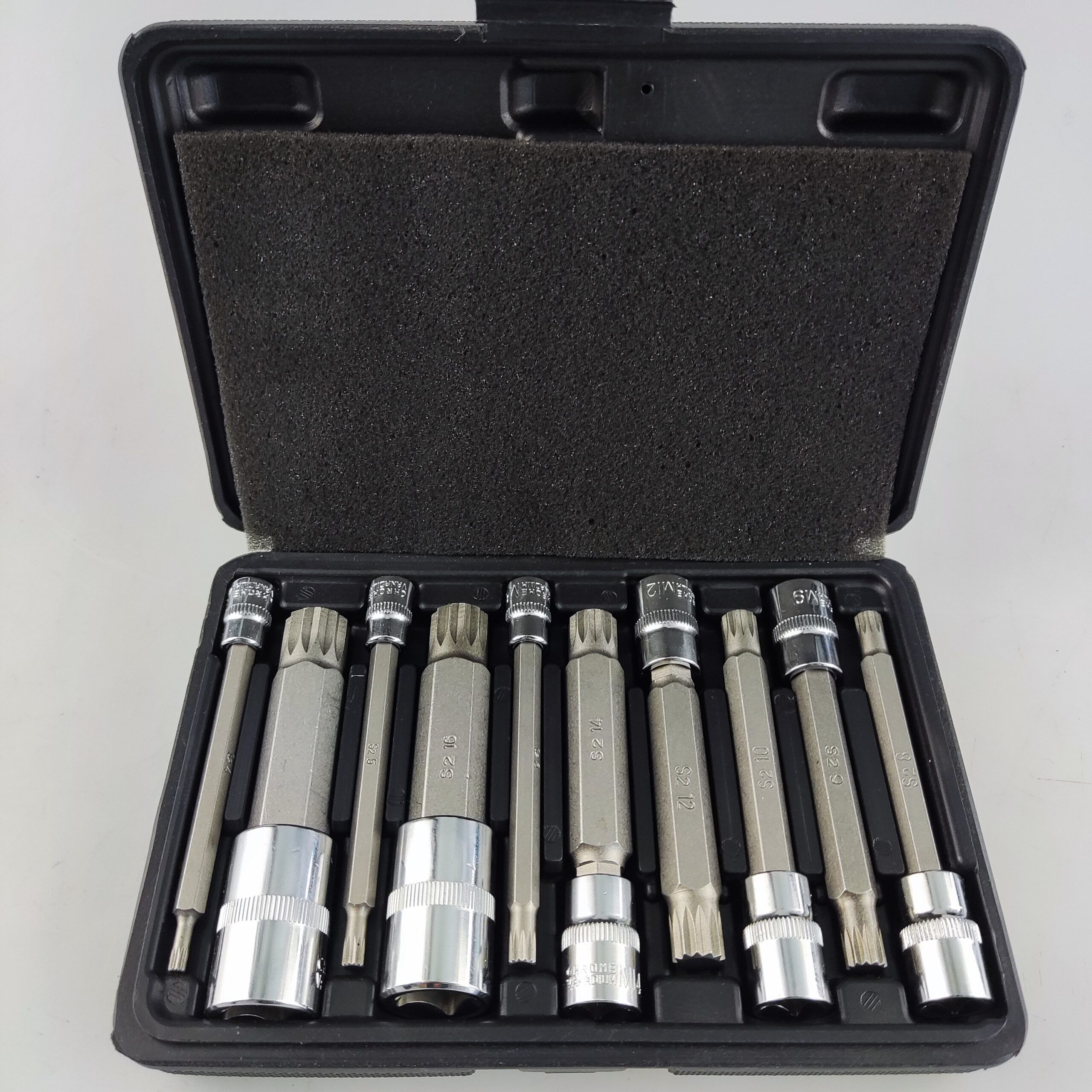 10pc M S2 bit socket set durable