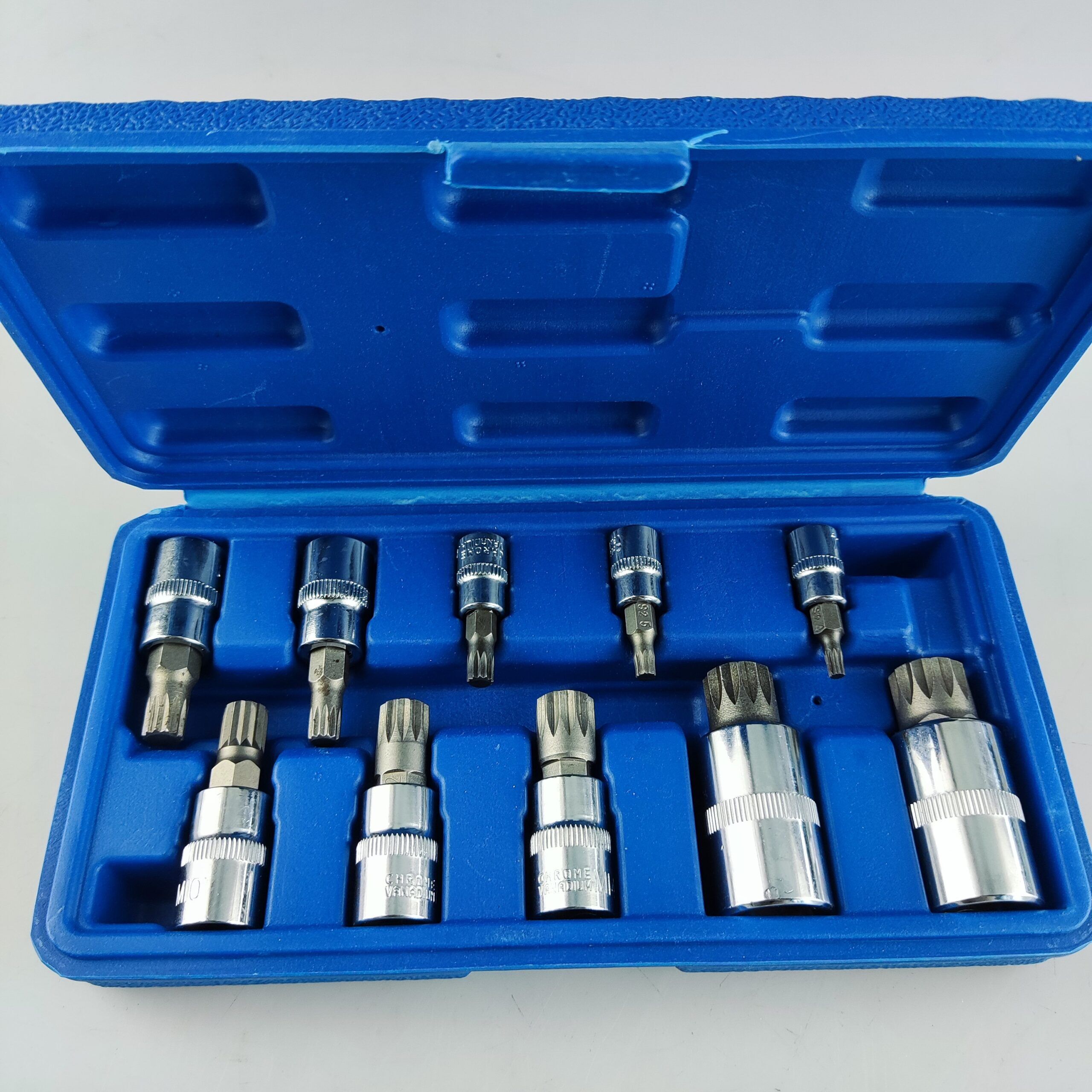 10pc M S2 bits socket set