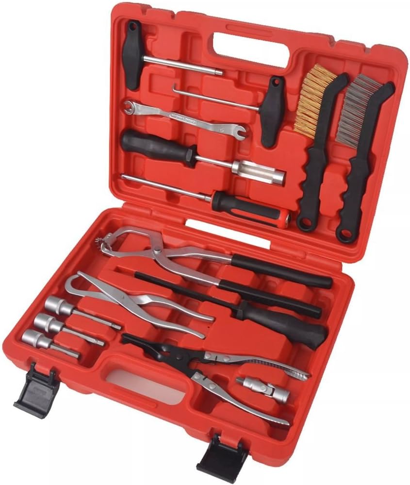 GTYPRO Maintenance and Assembly Tool Kit 15 PC Professional Personal Use Drum & Disc Brake Tool Kit