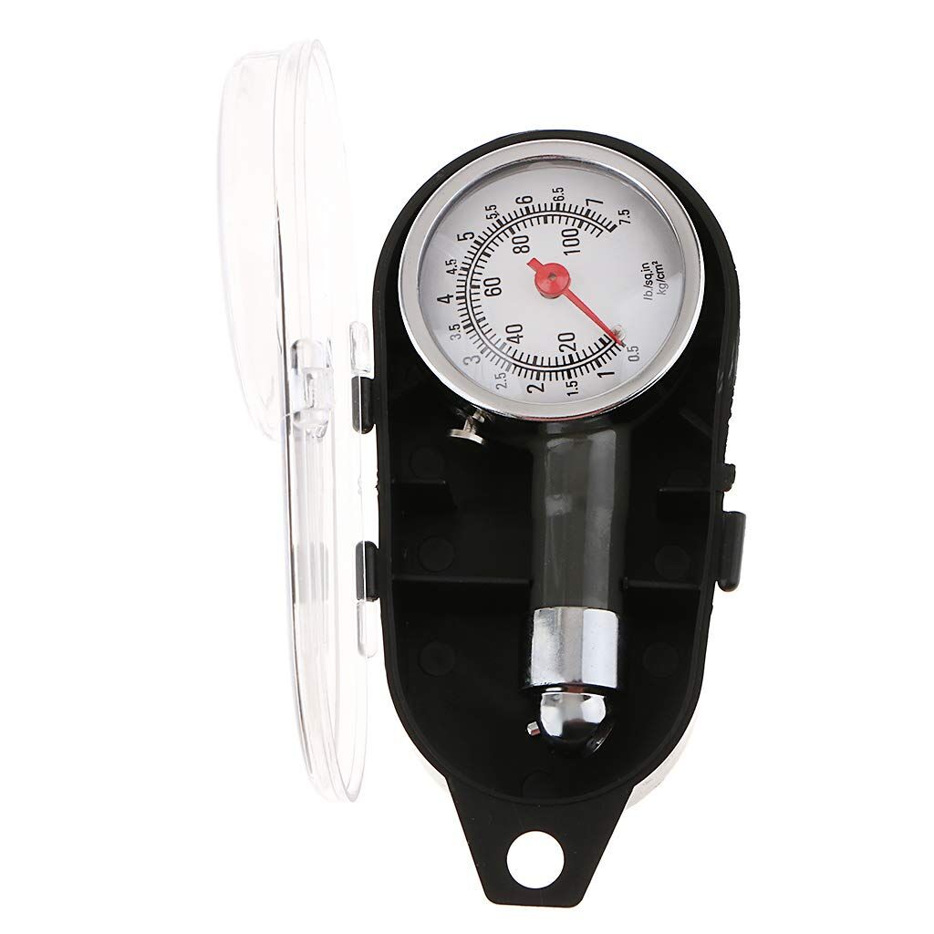 GTYPRO 0-100PSI Motor Truck Auto Car Tire Air Pressure Gauge Dial Meter Tester