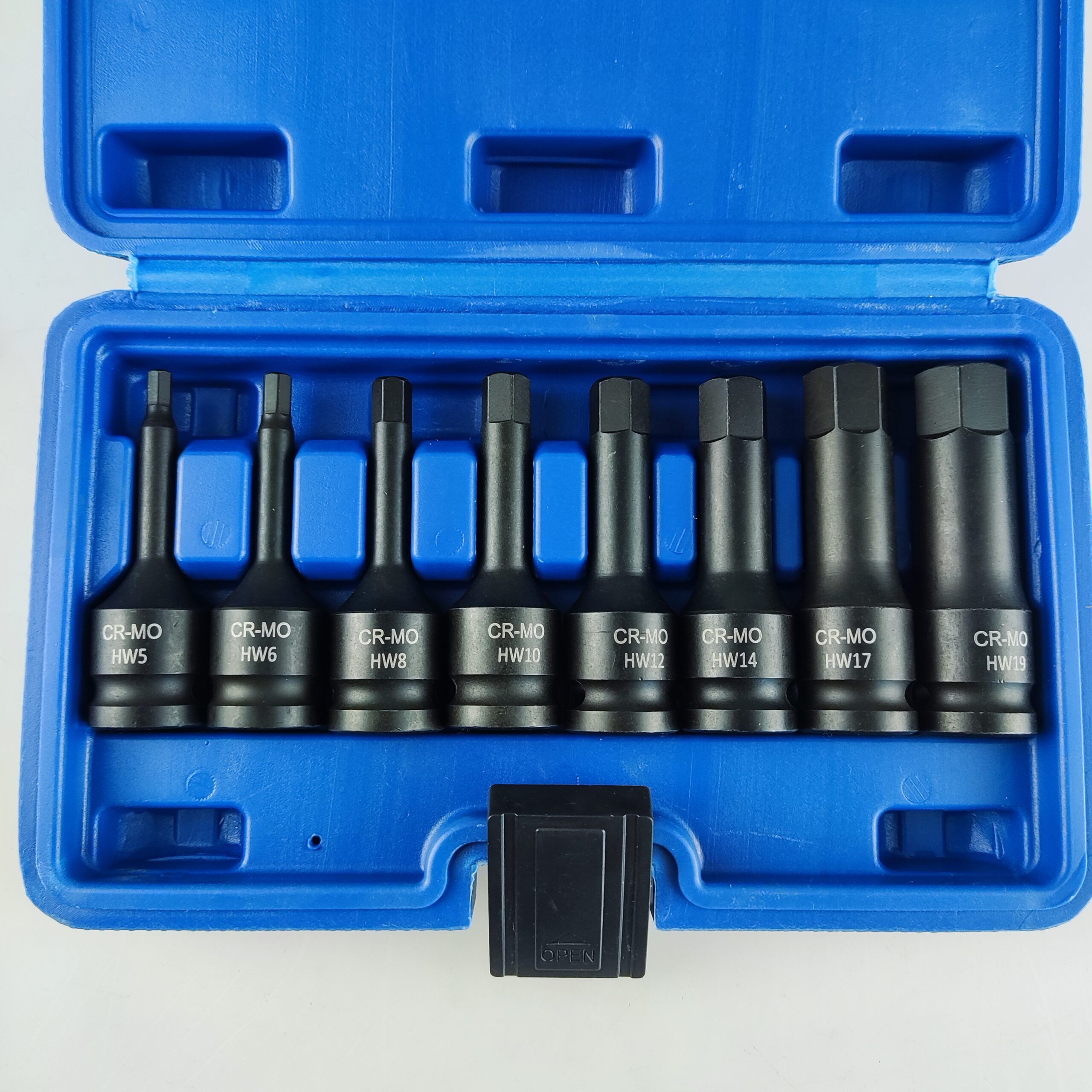 8PCS 1/2 Hex bit socket set